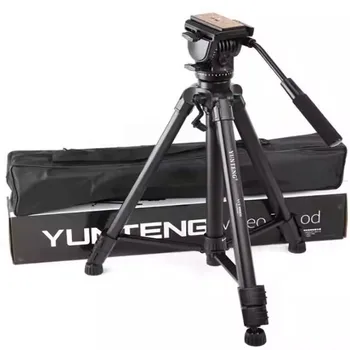 YUNTENG VCT-998 Portable Lightweight Aluminum Self-Timer Tripod Flexible for Video for DSLR Cameras & Mobile Phones Carry Bag detail image