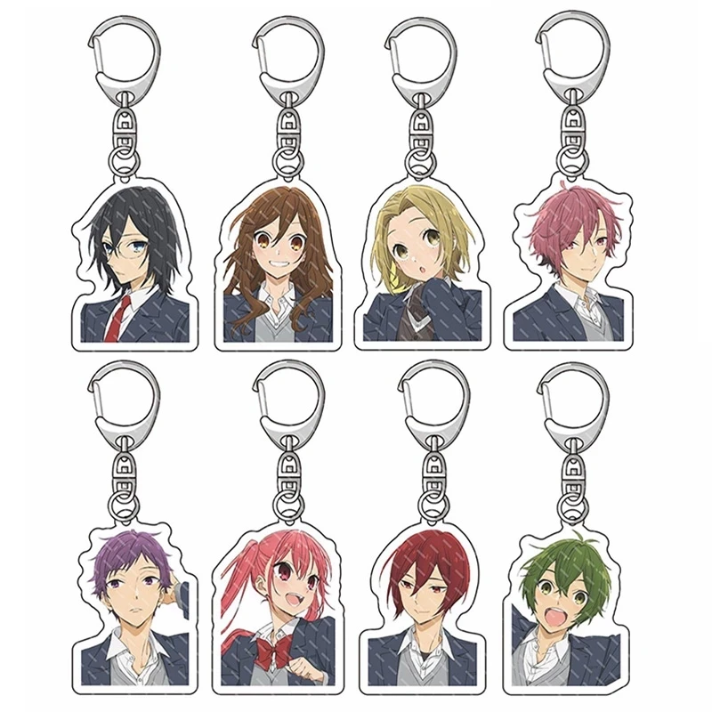 Tugia MPHX 5PCS Horimiya Keychains,Anime Miyamura Izumi Cosplay