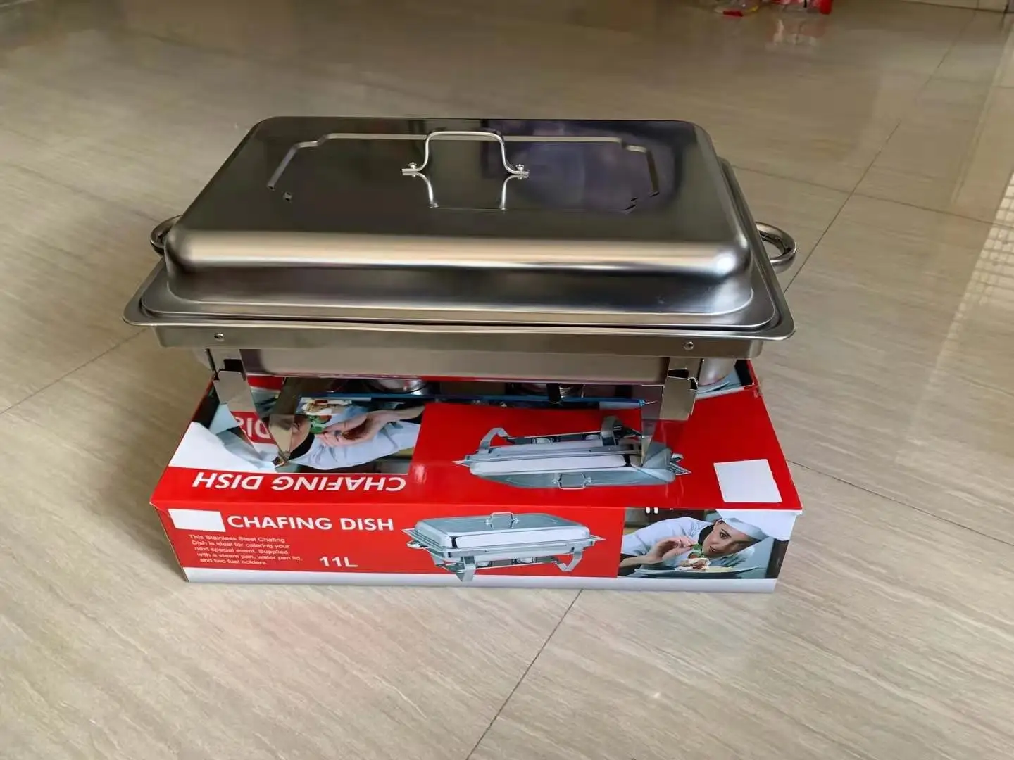 Wholesale Indian Chaffing Dish Rectangle Electric Buffet Food Warmer