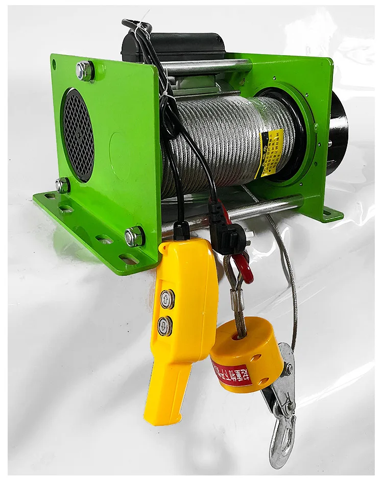 Co<em></em>nstruction Use German Style Sling Type Hoist Long Wire Rope Winch 500/1000kg