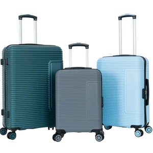 TRAVEL SUITCASE LUGGAGE SET FACTORY OEM ODM ABS HARD SHELL HIGH QUALITY DURABLE TROLLEY LUGGAGE