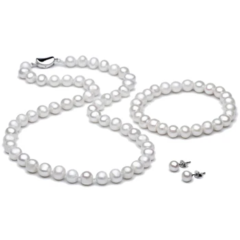 Amazing price high quality natural freshwater pearl necklace long for women 3 colors8-9mm pearl jewelry pendants gifts