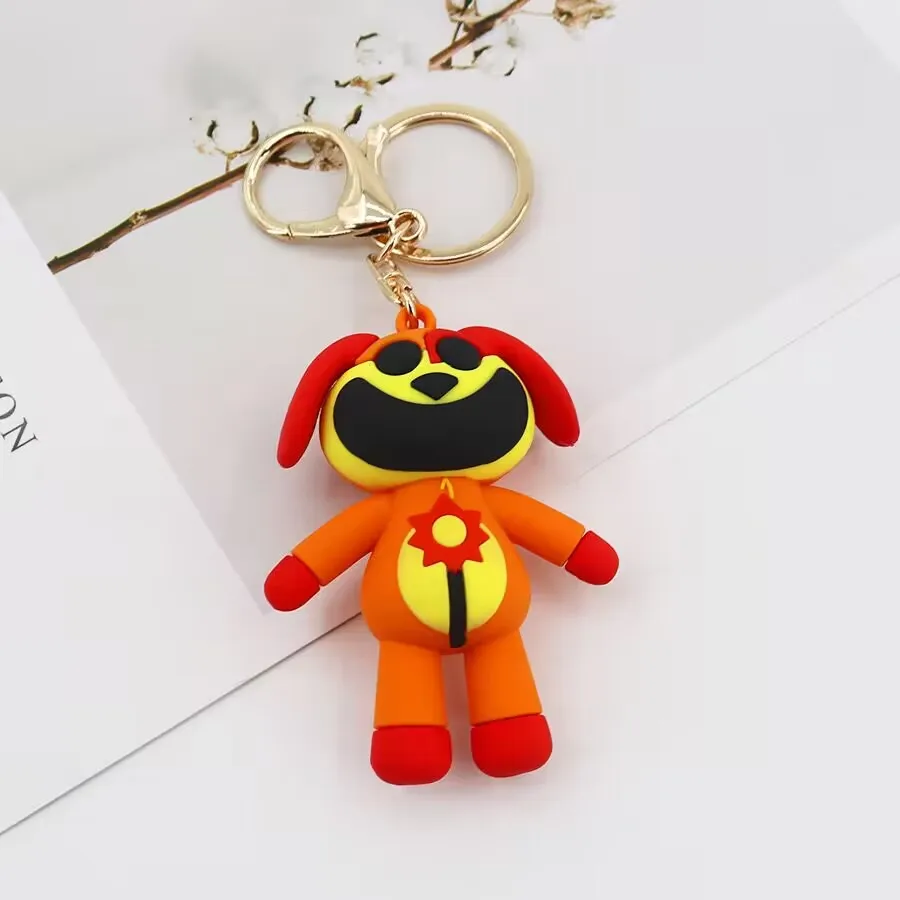 Ruunjoy Newest Smiling Critters Terrifying Smiling Animal Keychain Pvc ...