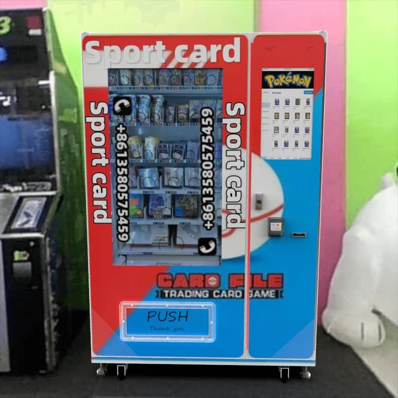 scan pokemon cards to see value Slim Pack Tower 2.0 | 456-Pack Pokemon Vending Machine | $5K main image 0
