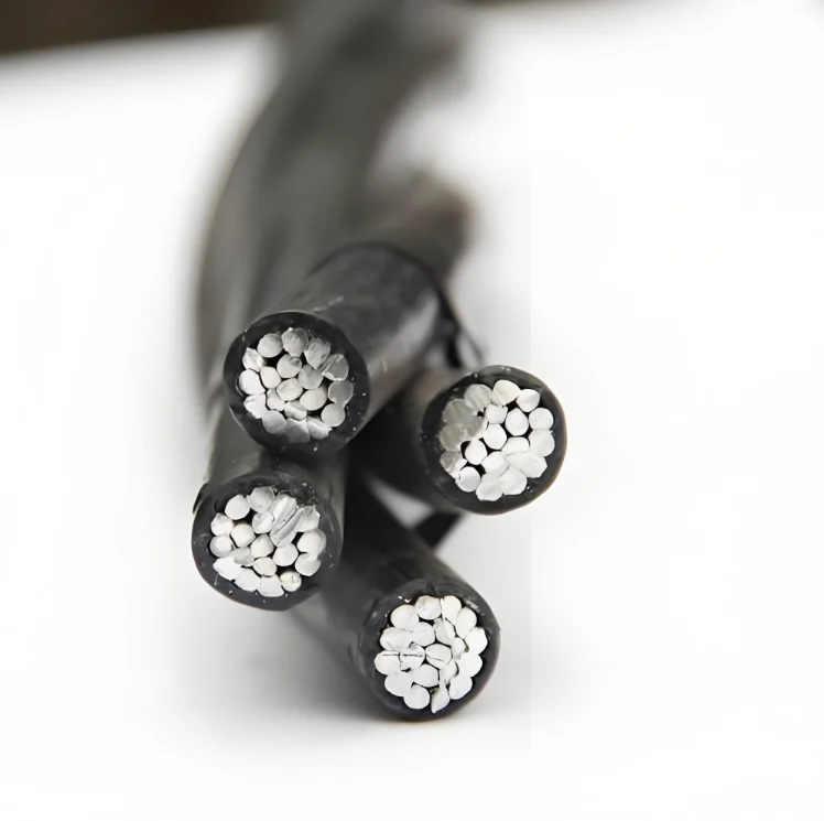 Aluminum core cable Low voltage xlpe insulated  transmission bundled cables standards abc overhead stranded  cable