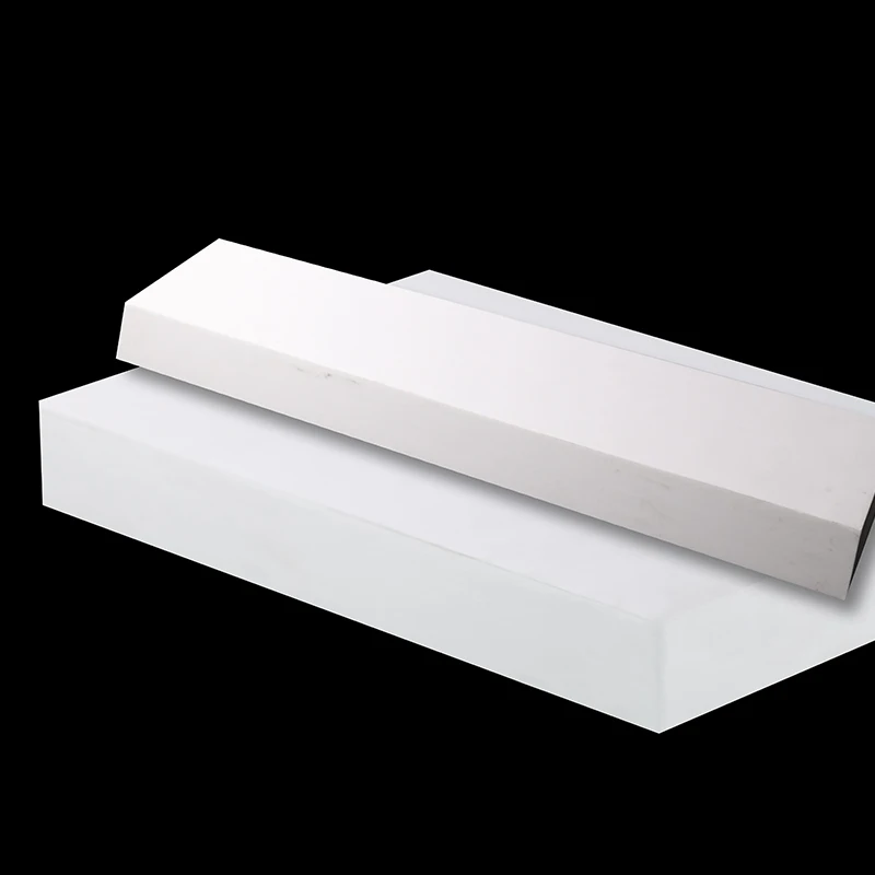 Wholesale custom thickness Natural Color high temperature white PTFE virgin plastic sheet