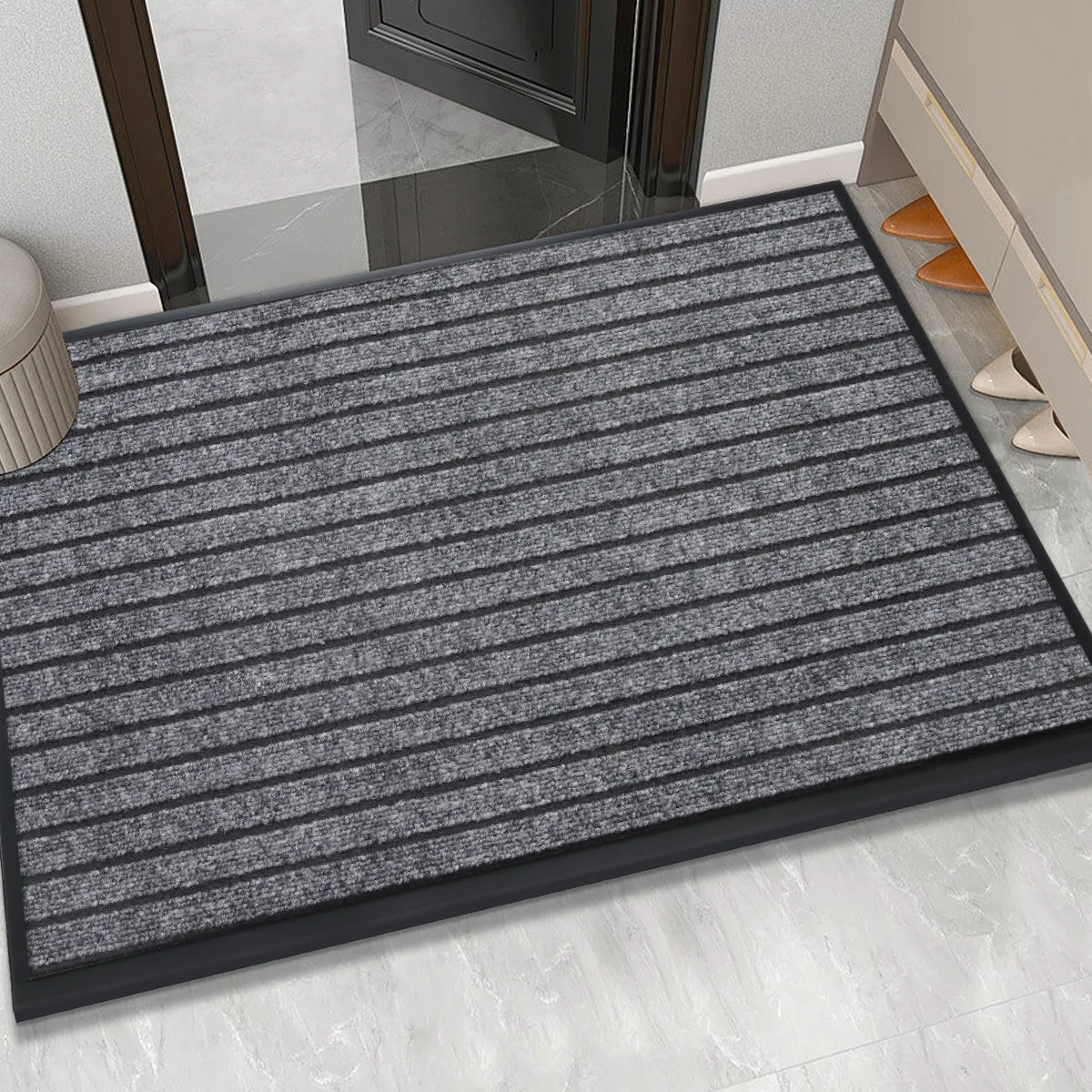 Kitchen Floor Mat Absorbent Ribbed Carpet  Anti-slip Balcony Carpet factory