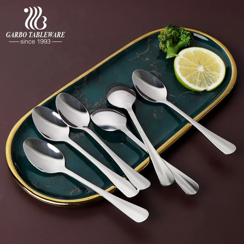 Classic Elegant Eco-friendly Small Stainless Steel Tea Coffee Spoon Dessert  Yogurt Liquor Silverware Metal Cutlery Flatware Set - Buy Classic Elegant  Eco-friendly Small Stainless Steel Tea Coffee Spoon Dessert Yogurt Liquor  Silverware