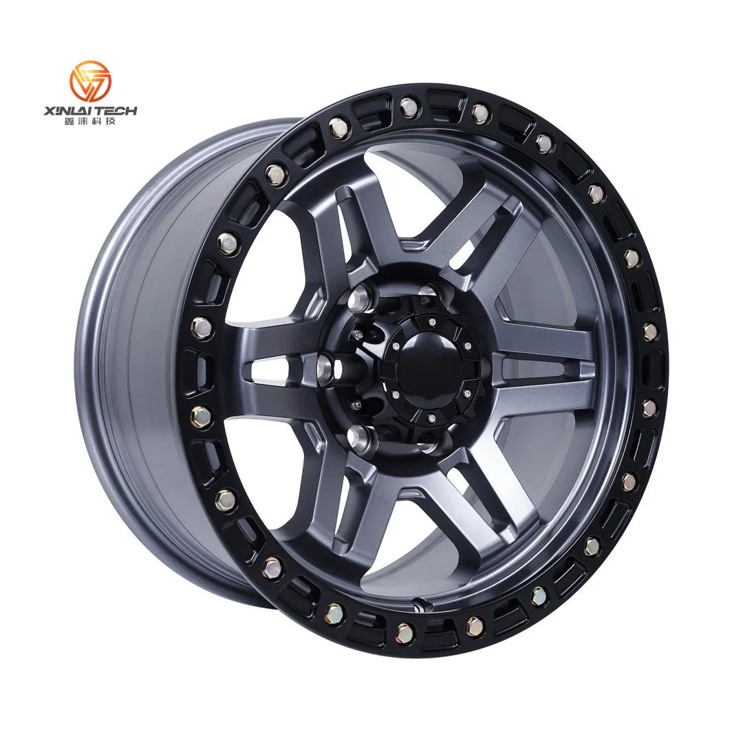 Custom Polished 18 to 24 Inch 6x139.7 6x139 Rims 4x4 Forged Aluminum Alloy Chrome Wheels SUV Off-road Bead Lock Wheels