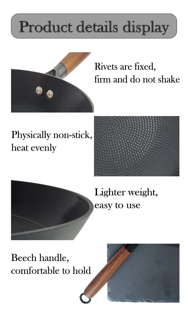 Cast Iron Frying Pan Non Stick Die Casting Frying Pans With