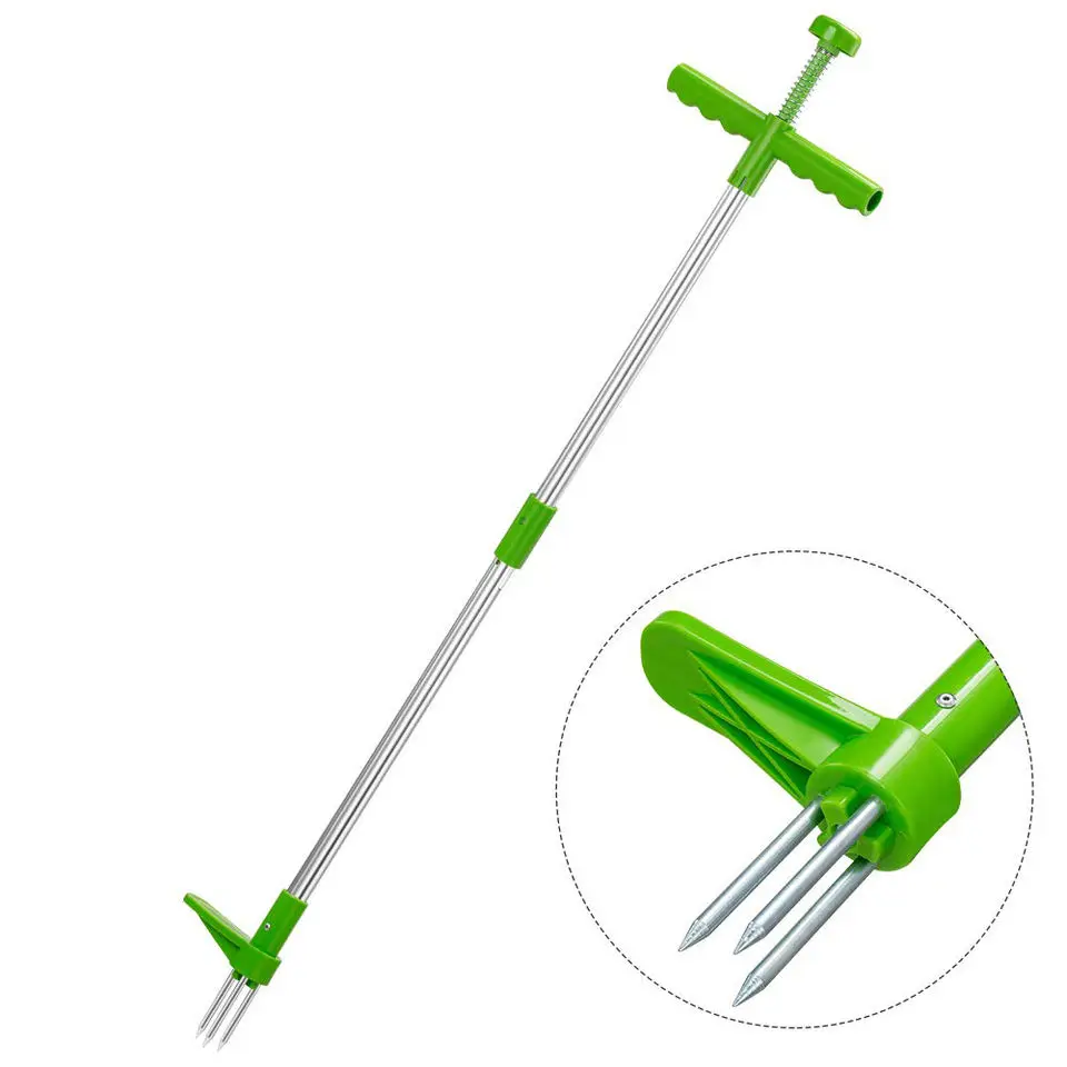 Hot Sale Garden Weed Tool Twister Stand Up Root Removal Tool Garden Weeding Tool 3 Claws Hand