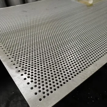 High Strength Round Hole Perforated Metal Screen For Feed Hammer Mill Screen/Grinding Screen
