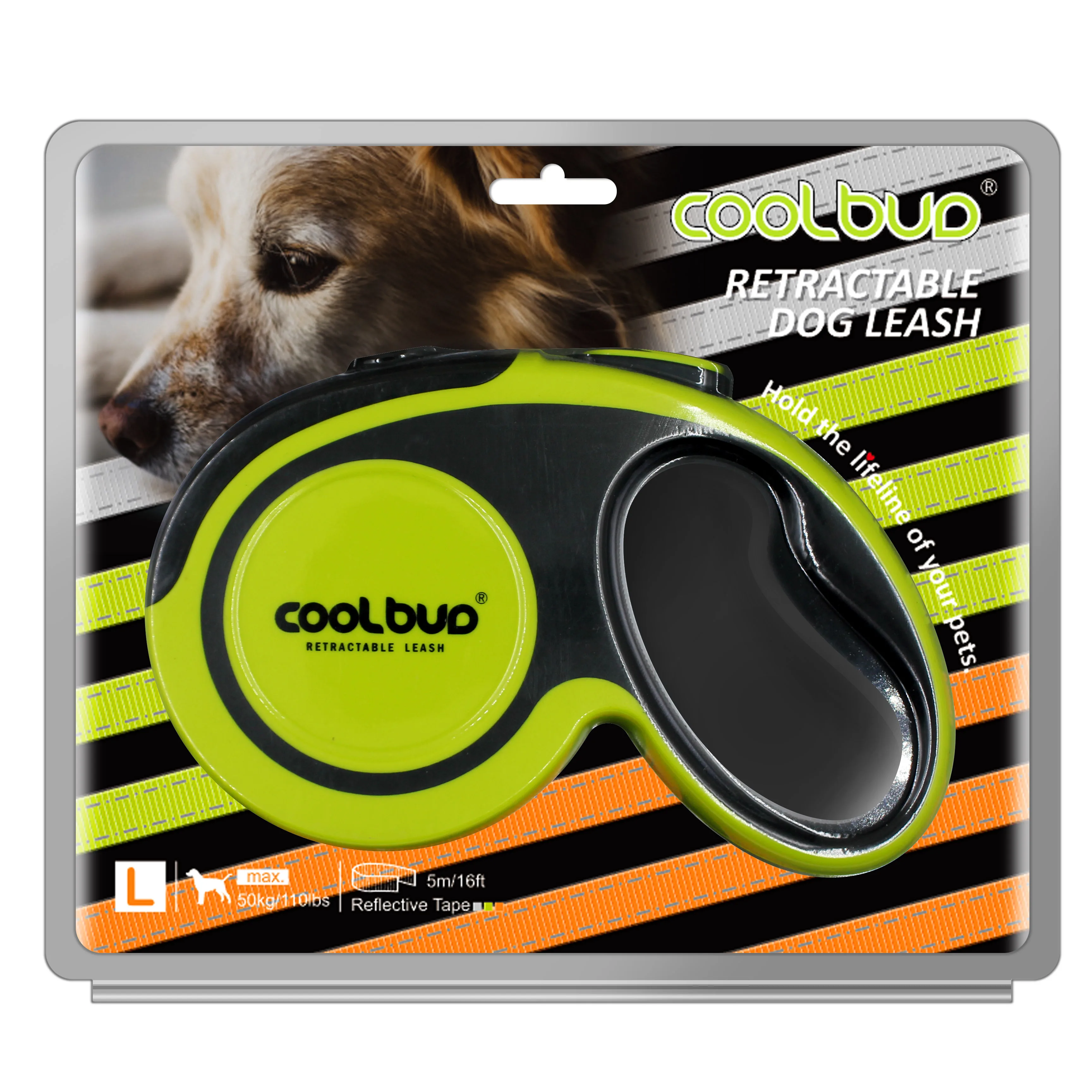 cool bud retractable dog leash