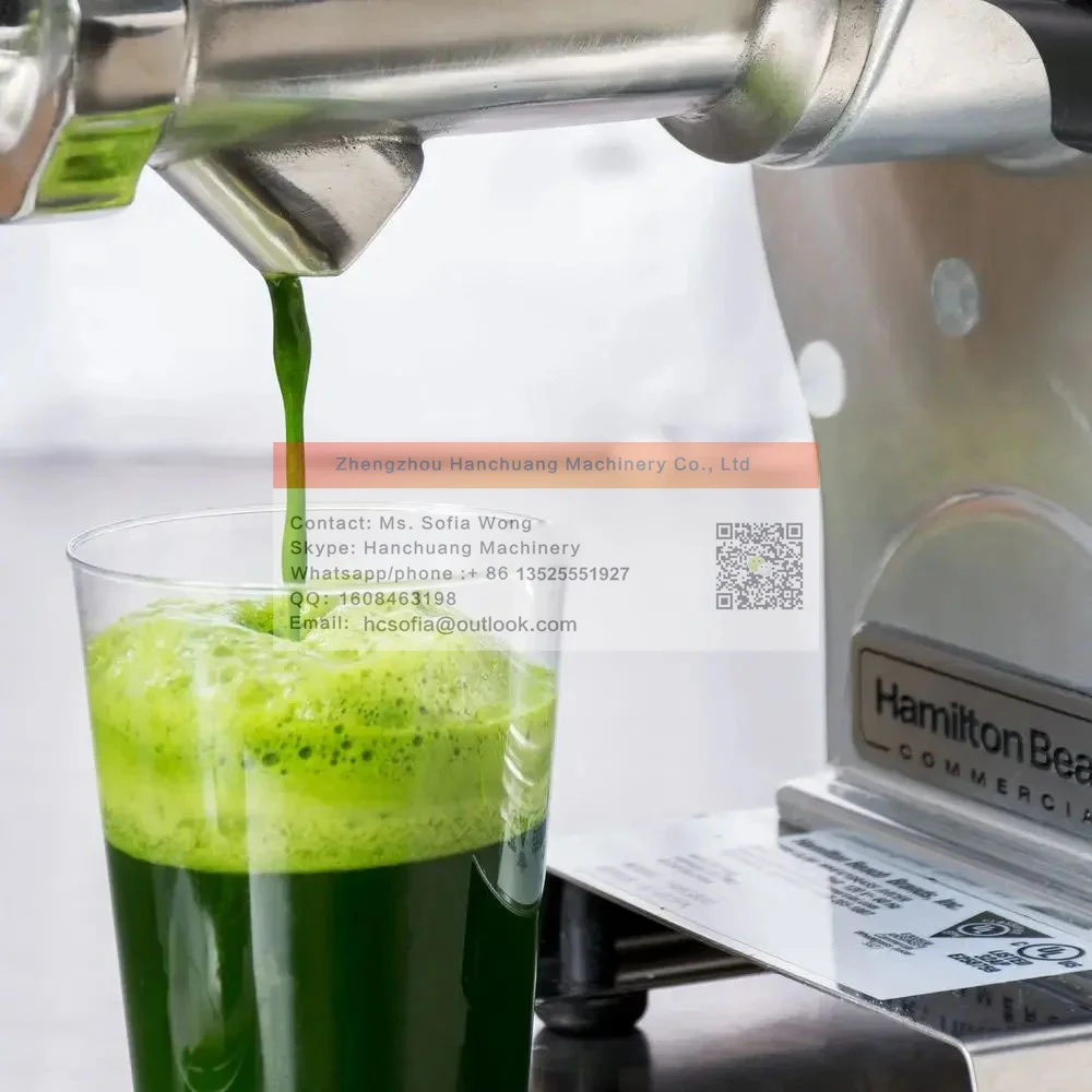 Small Wheatgrass Juice Extractor Tomato Potato Ginger Juicer Machine