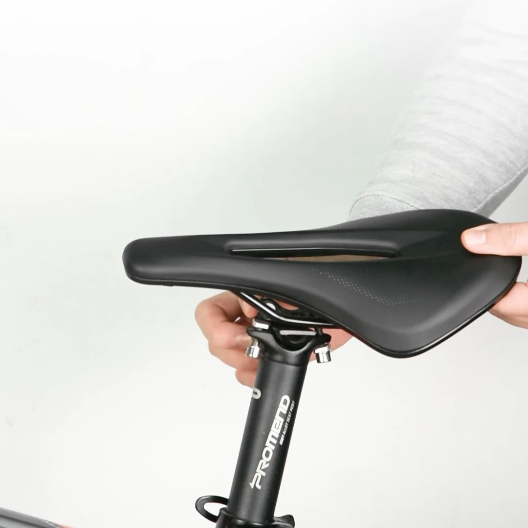 Promend New Rainbow Bike Saddle Seat Ventilated Mountain PU