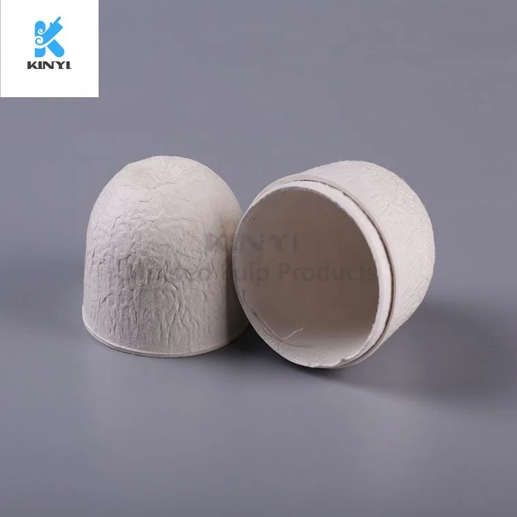 Eco Friendly Customized Paper Pulp Molded Candle Packaging