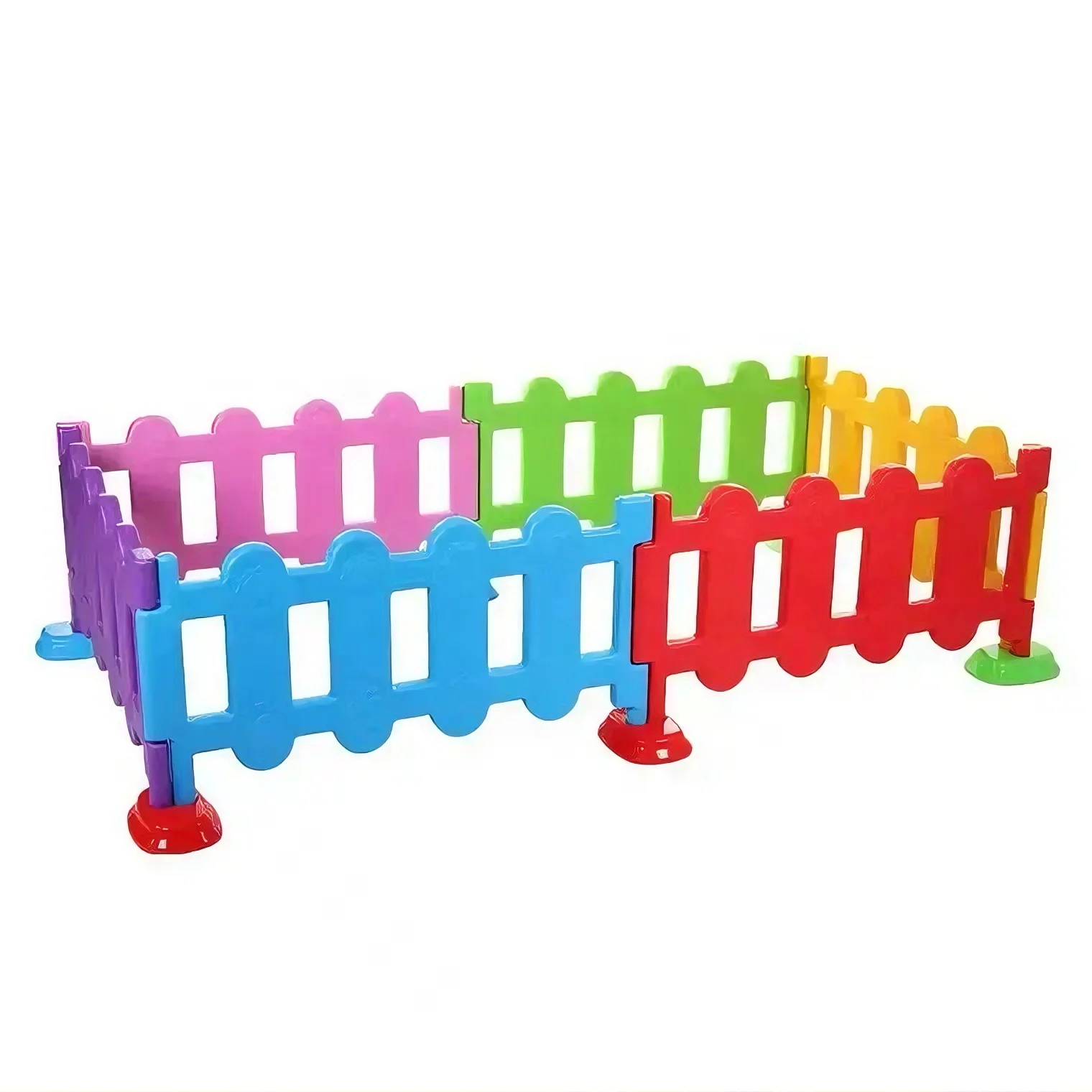 Feelkids Extra Large Outdoor Garden Soft Play Fence PE Kids Safety PlayPen for School Shopping Mall Amusement Park 100-500kg manufacture
