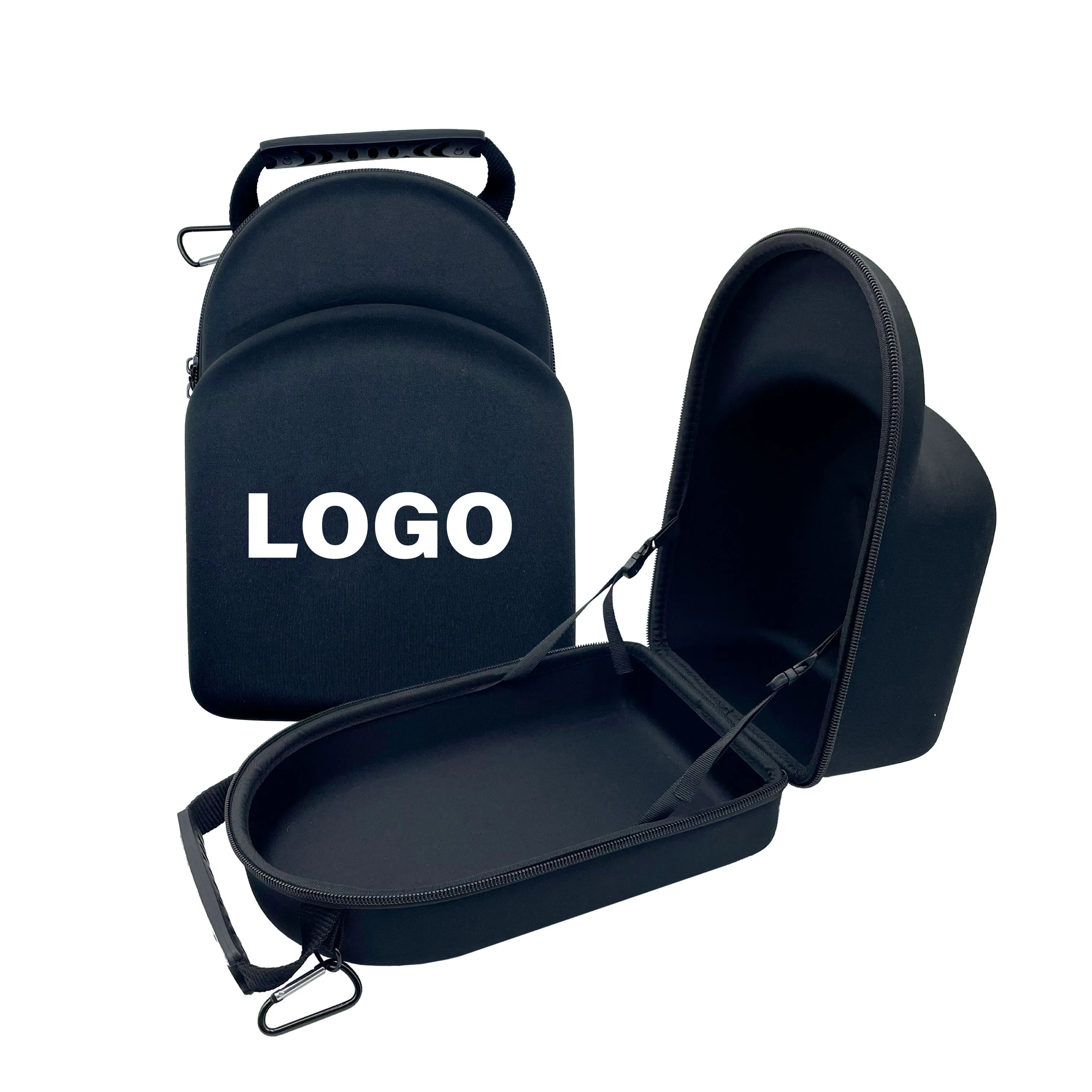 Custom Logo and Color Travel Carrying Eva Hat  Case  Eva Protective Hard Baseball Case With Zipper for Carrying Hats