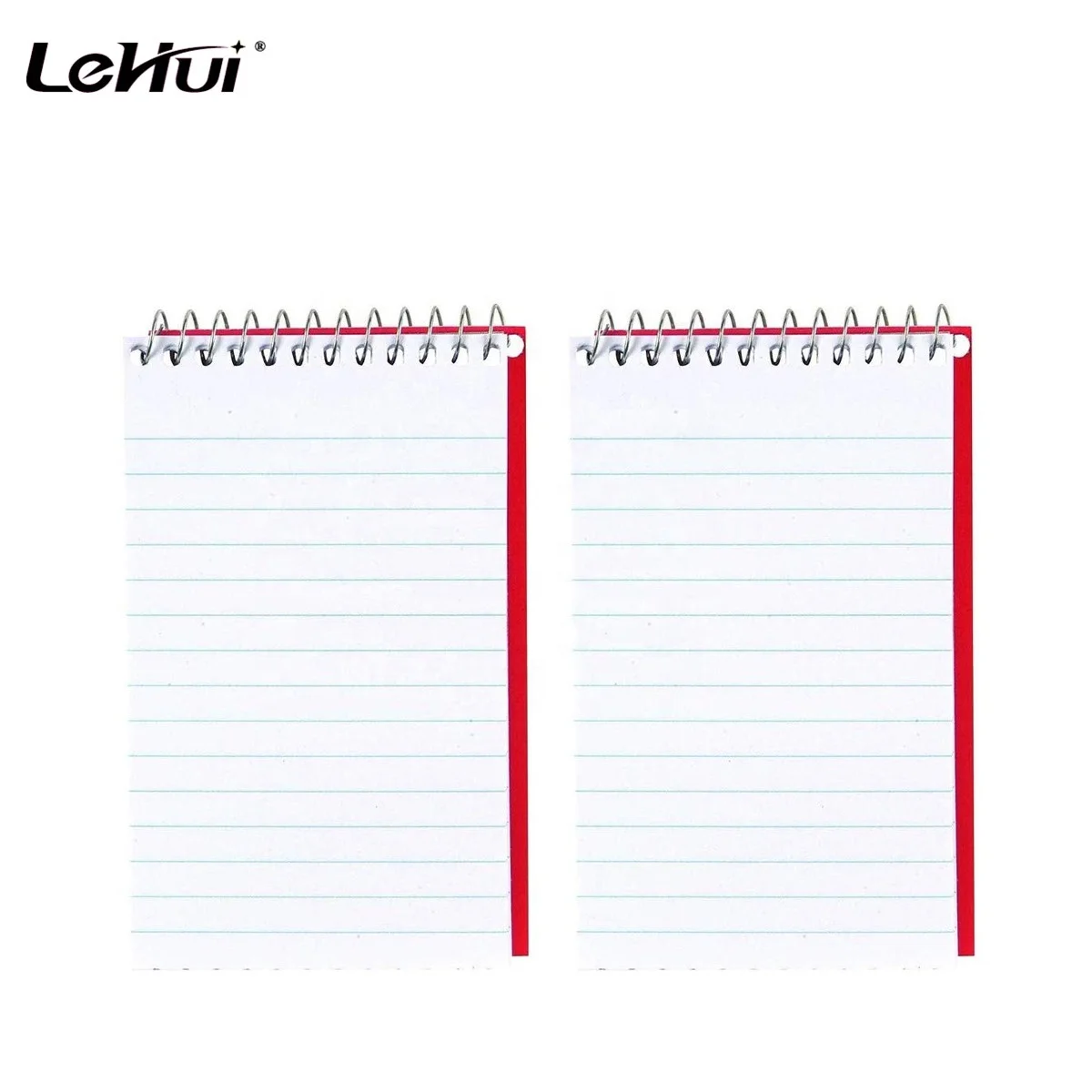 Wholesale Factory Small Notepad 3x5 Inch Assorted 75 Sheets 5 Pack Wirewound Spiral Memo Books With College Ruled