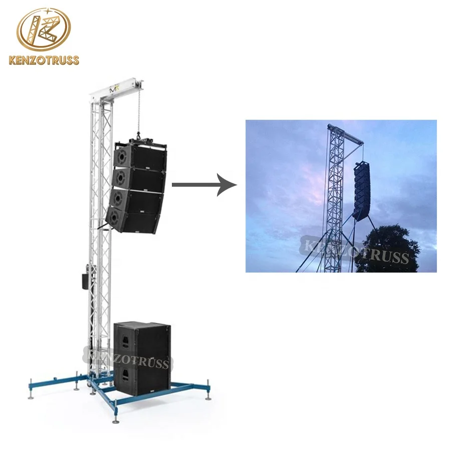 Aluminum Truss Displays Line Array Speaker Truss PA Tower on Sale