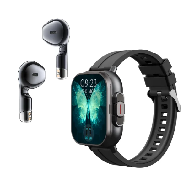 250mah TFT Waterproof Smart Watch Earphone Blood Oxygen Health Monitoring Breathing Trai aperçu 3