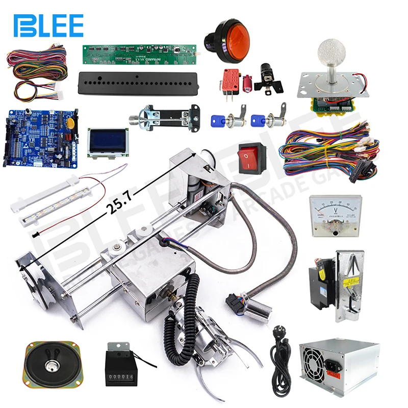 Full Crane Kit Plush Mini Claw Machine Kit for Arcade Toy Crane Claw Machine Diy Kits Build Crane Claw Machine