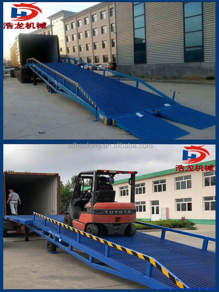 Mobile Hydraulic Container Loading And Unloading Bridge Container ...