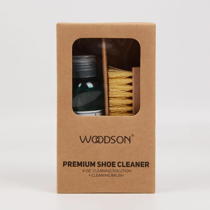 WOODSON Factory Directly 200 ml Sneaker Shoe Cleaner Kit Shoe Fabric Cleaning Liquid Remove Stains With PP Brush