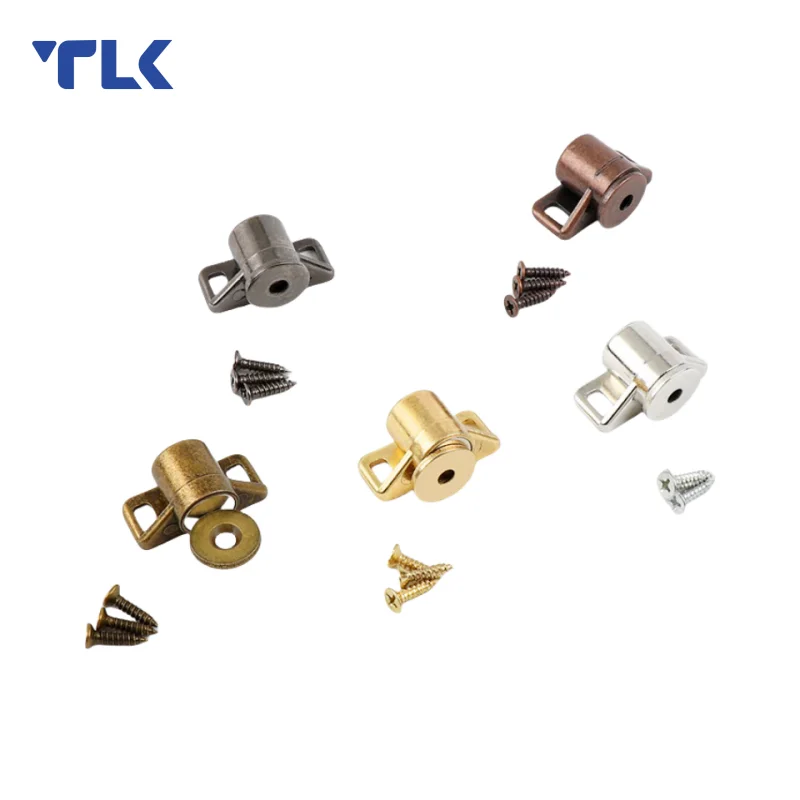 Kitchen Push To Open Latch Zinc Alloy Wardrobe Cabinet Door Magnetic Suction Door Catch
