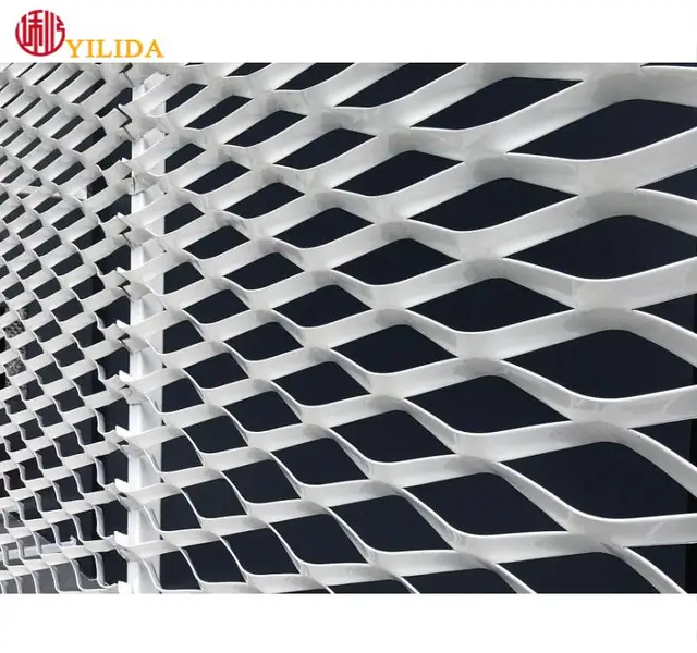 Aluminum Diamond Shape Expanded Metal Mesh Sheets