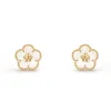 Pendientes de flor de ciruelo de la suerte - Precio por par
