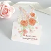 Butterfly flower card