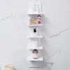 Five-layer floating frame, white