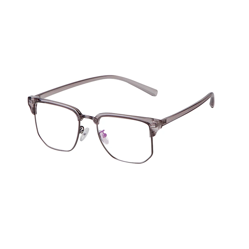 STORY PSTY547L Vintage Blue Light Blocking Glasses TR90 Square Blue Ray Filter Eyeglasses Black Frames Computer Eyewear