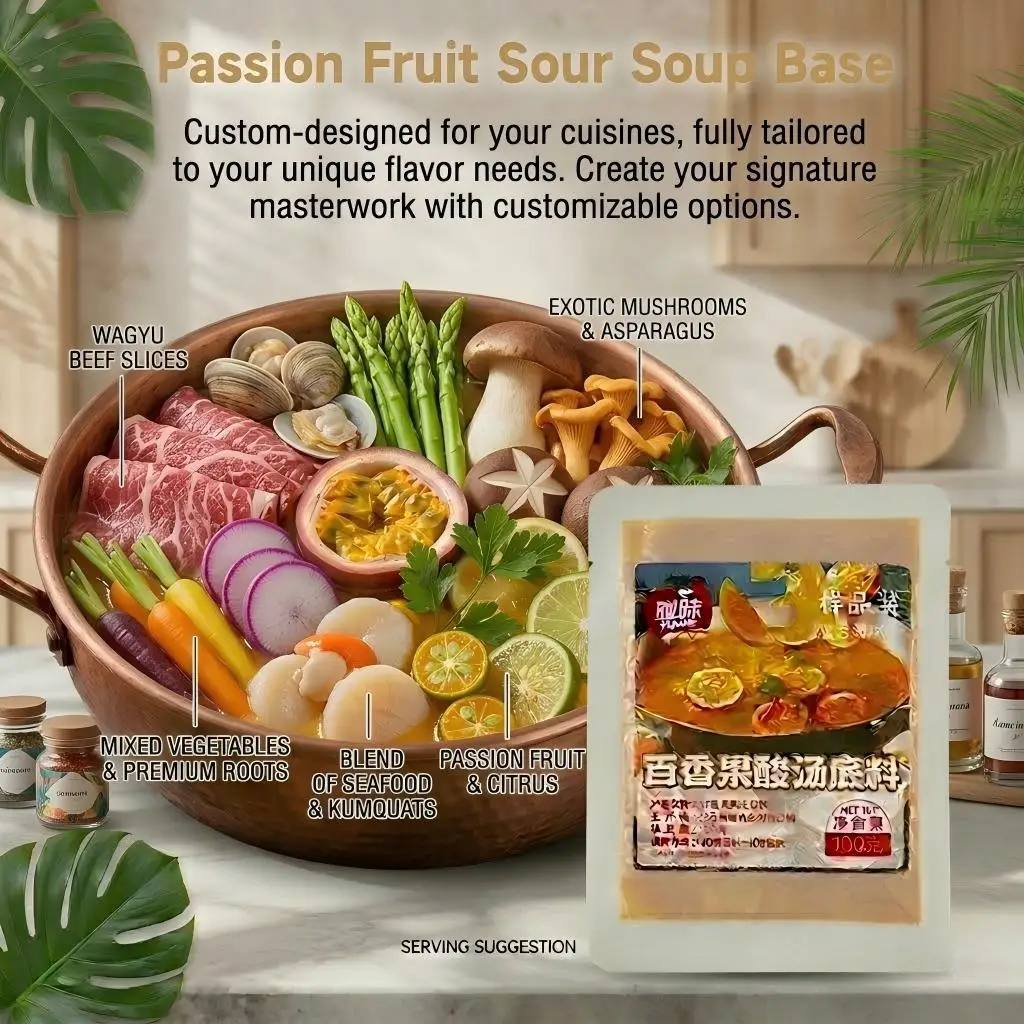 Dasar Sup Asam Buah Markisa – Dirancang Khusus untuk Masakan Anda, Disesuaikan Secara Penuh dengan Kebutuhan Rasa Unik Anda