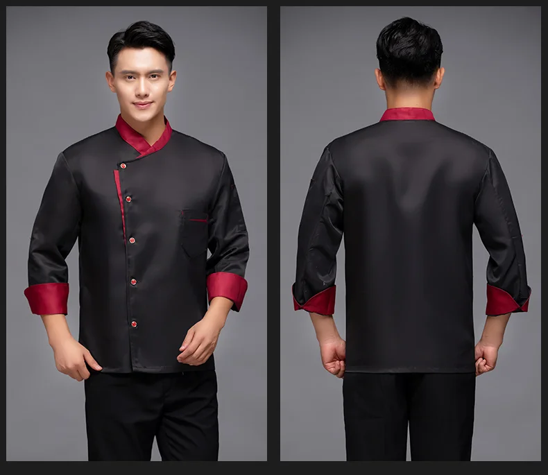 Factory Direct Restaurant Uniform Dress Chef Uniform Custom Restaurant Uniform Waiter