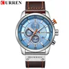 3 Cassa in argento Quadrante blu
