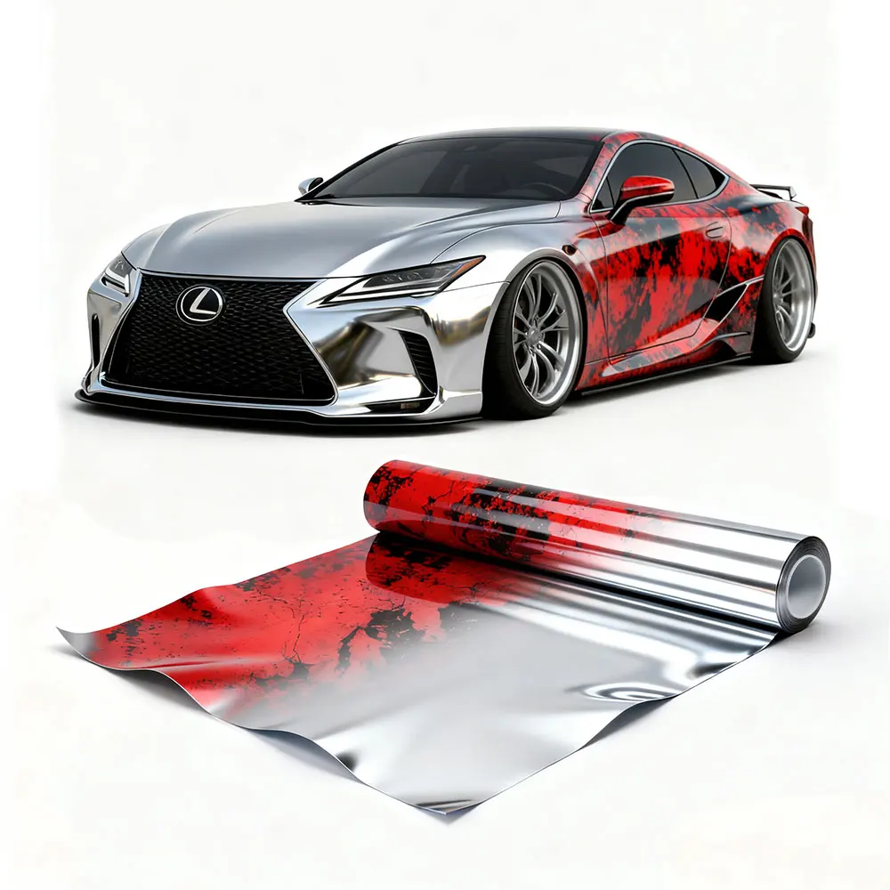 Carlas Custom 1.52 18M TPU PPF Mirror Chrome Film Halloween-Exclusive PPF Color-Changing Car Wrap