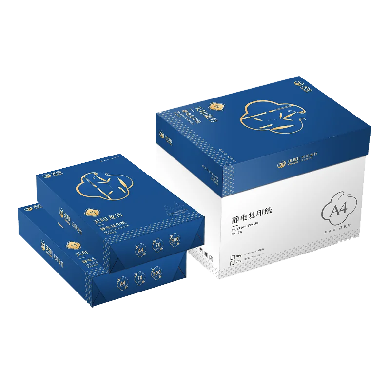 Premium Quality Wholesale Paper Ream 70g 80g 500 Sheets Office Printing A4 Size A4 Copy Paper