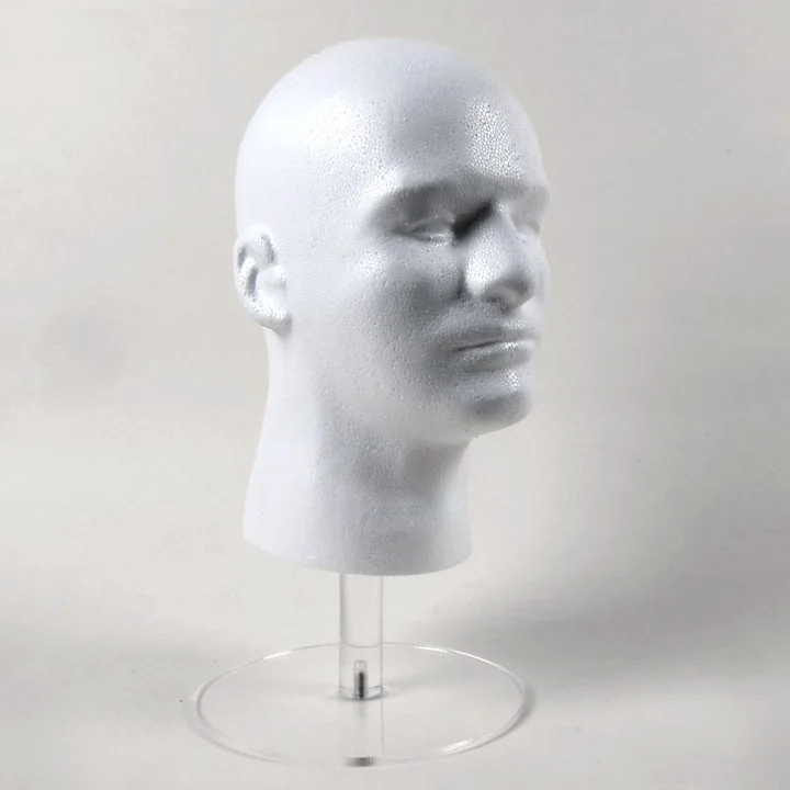  19'' Inch Styrofoam Head Foam Wig Head Mannequins
