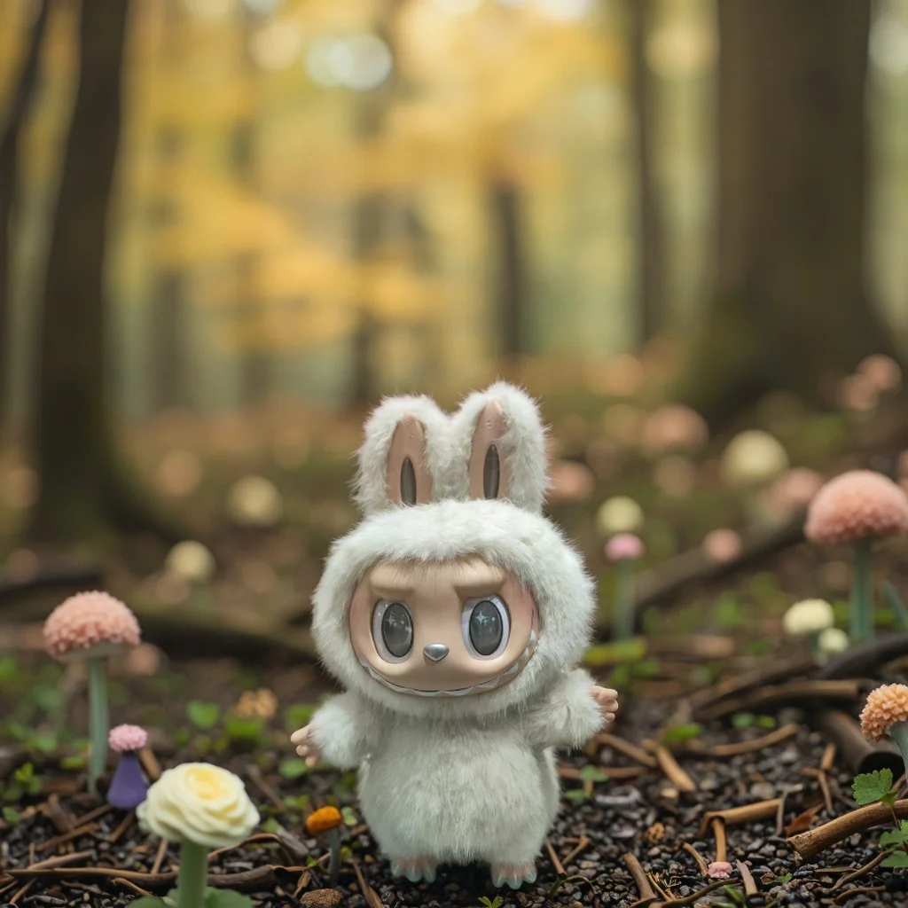 POPMART Labubu ぬいぐるみ 4 点セット POPMART LABUBU MONSTERS FALL in WILD SERIES - 40cm Vinyl
