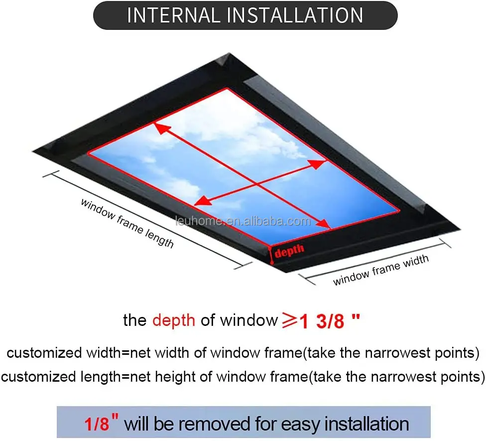 Electric Motorized Blackout Skylight Blinds Solar Blinds