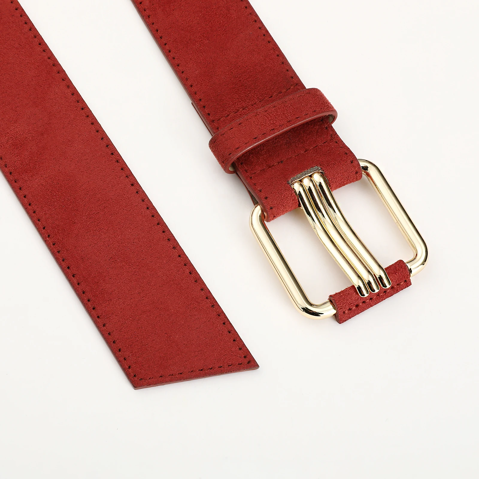 Cinto feminino personalizado em couro PU com fivela de liga metálica moderna, direto do fabricante, elegante e durável._voghion.com