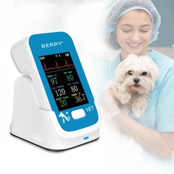 BERRY 6-parameter AM6200 Pet Monitor Veterinary Vet Blood Pressure Monitor Pets Pet Health Monitor