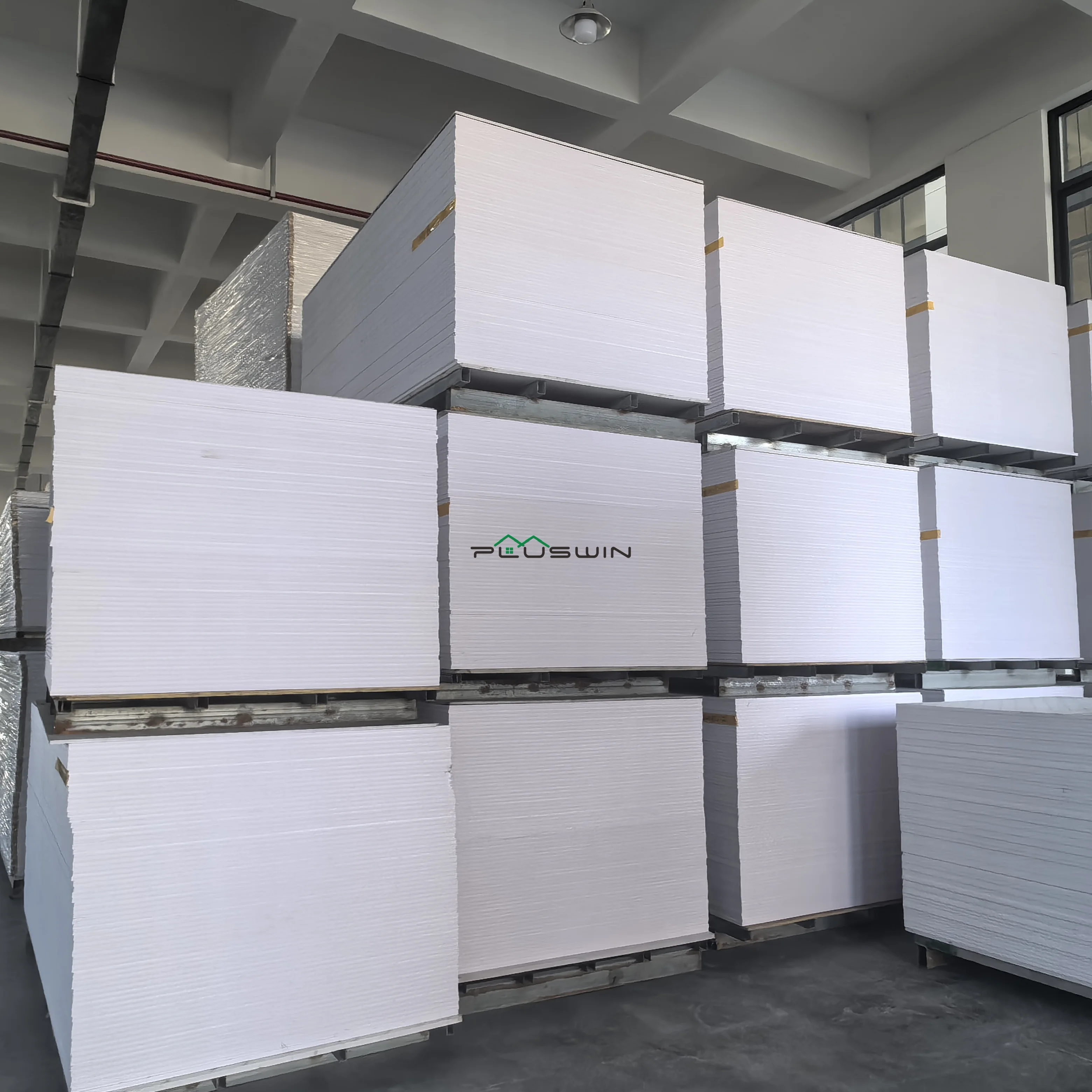 Pluswin Premium White PVC Celuka Foam Sheet High Toughness Plastic Panel for Construction