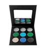 9 pans black palette with mirror
