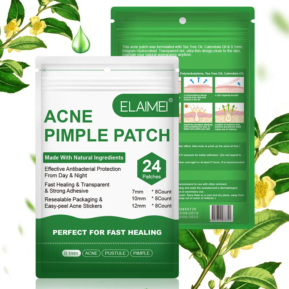 New Skin Care Hydrocolloid TeaTree Extract Treatment Acne Removal Plaster Master Pimple Acne Patch