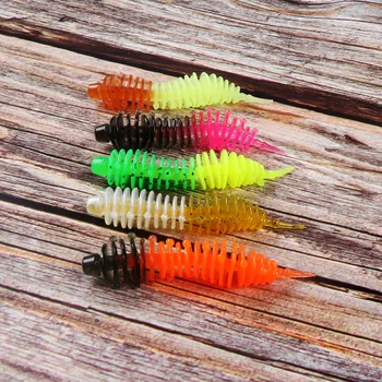 SL098 Factory Wholesale Soft Lure 5cm 7.5cm Swim Bait Fishing Lures Durable PVC Bass Sea Bass Salmon Lake Needle Tail Design – Soft Lure – view 2