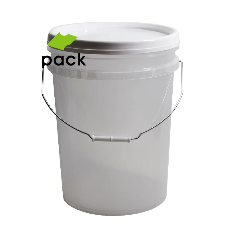 20L Oval Plastic Bucket Empty 5 Gallon Buckets With Lids Screen