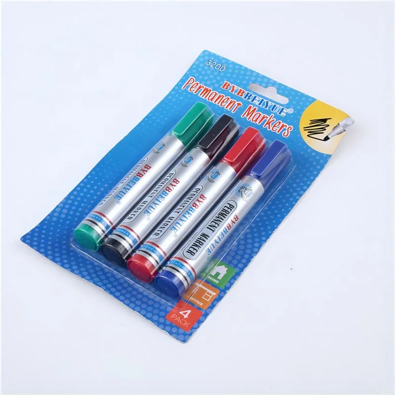 BYBBEIYUE High Quality Permanent Markers - 4 Colors BYBBEIYUE High Quality Permanent Markers - 4 Colors